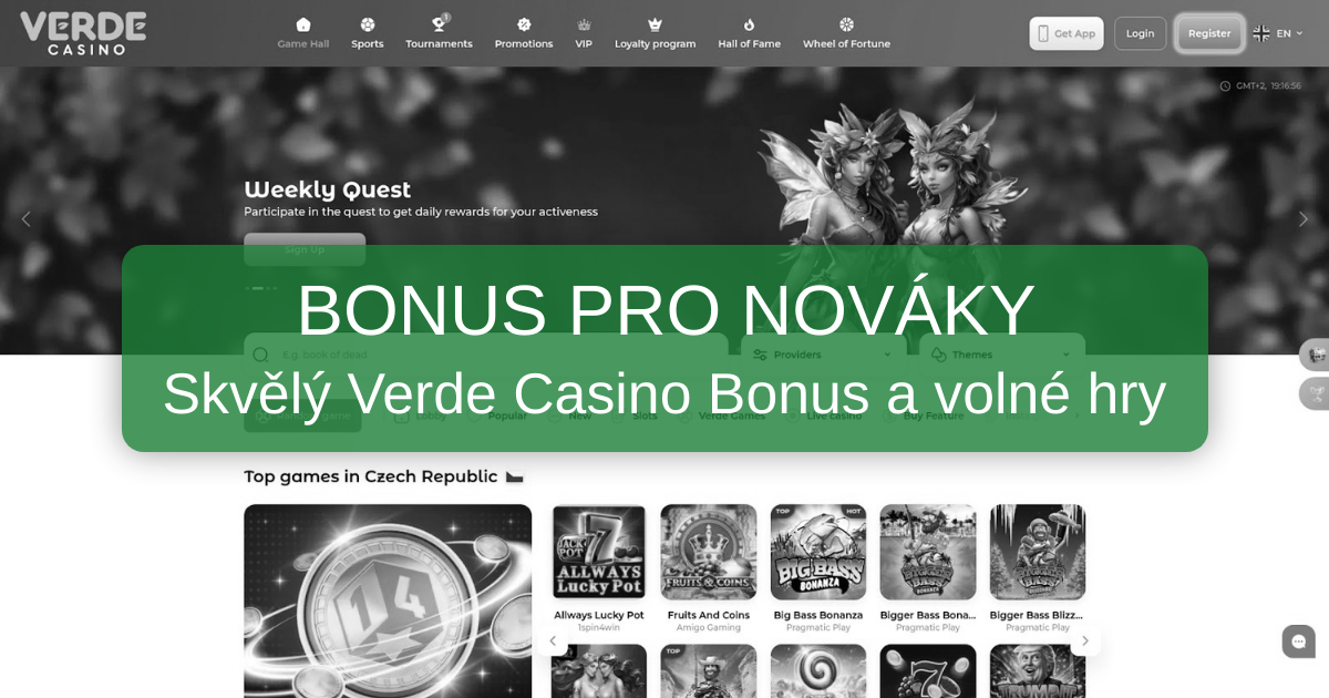 Verde Casino Bonus 2026 | Nejlepší bonusy v České republice